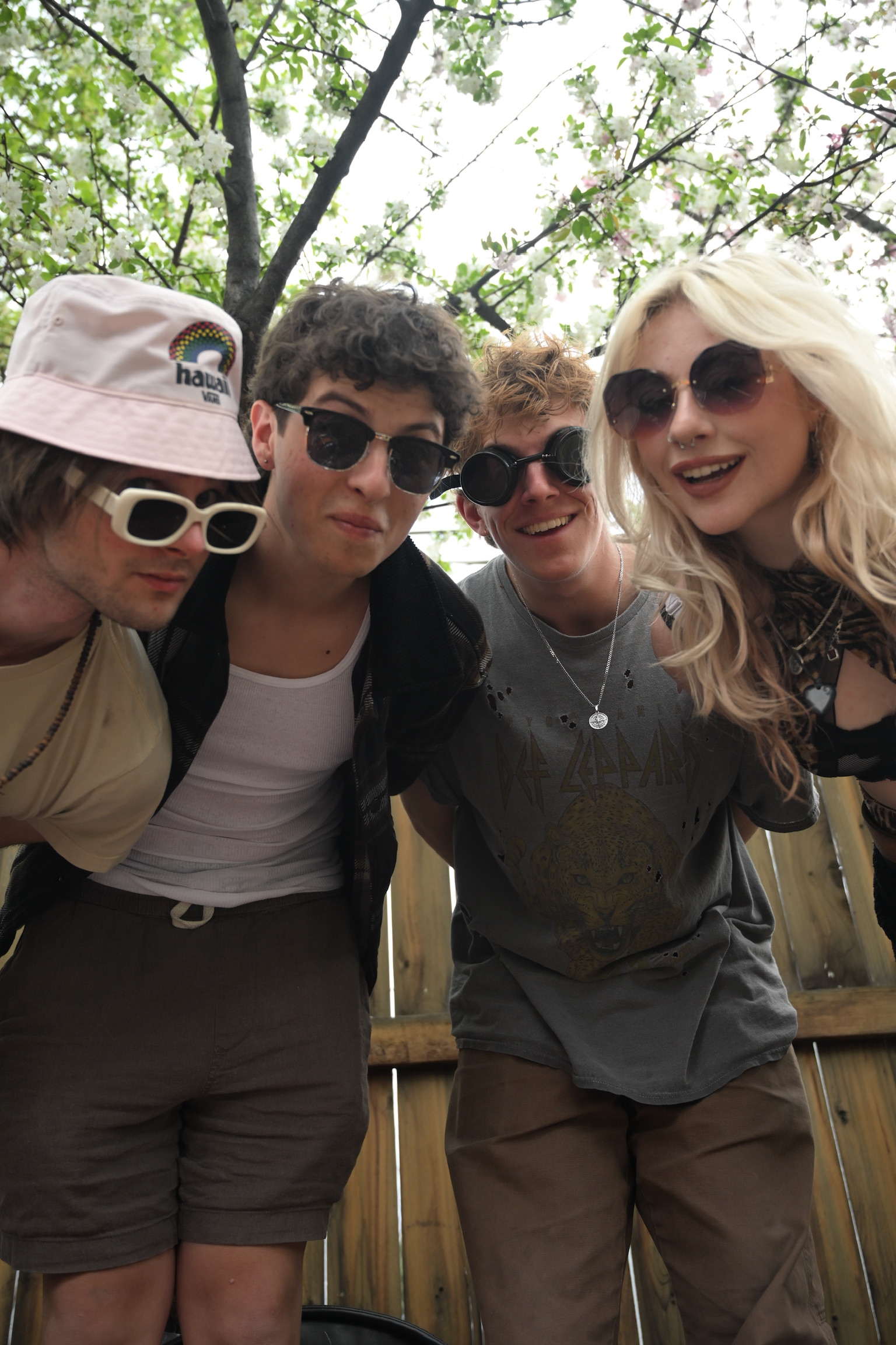 The Band Sundog in sunglasses